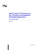 Intel Celeron D Thermal Design Manual предпросмотр