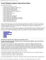 Preview for 1 page of Intel Centrino Advanced-N 6200 User'S Information Manual