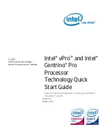 Intel Centrino Pro Quick Start Manual preview