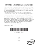 Предварительный просмотр 80 страницы Intel Core i5 Desktop Series Installation Instructions Manual