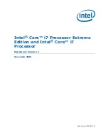 Preview for 1 page of Intel Core i7 Extreme Edition Datasheet