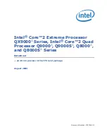 Intel Core2 Extreme QX9000 Series Datasheet preview