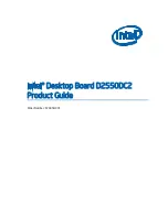 Предварительный просмотр 1 страницы Intel D2550DC2 Product Manual