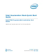 Preview for 1 page of Intel D5005 Quick Start Manual