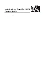 Preview for 1 page of Intel D815EEA Product Manual