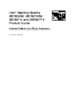 Preview for 1 page of Intel D815EEA2 Product Manual