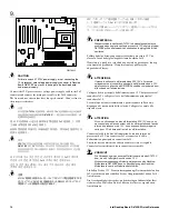 Предварительный просмотр 12 страницы Intel D875PBZ - Desktop Board Motherboard Quick Reference