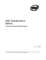 Preview for 1 page of Intel DB85FL Specification