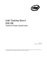 Preview for 1 page of Intel DH61BE Technical Product Specification