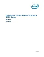 Intel E5420 - CPU XEON QUAD CORE 2.50GHZ FSB1333MHZ 12M LGA771 HALOGEN FREE TRAY Datasheet preview