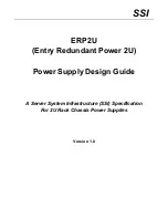 Preview for 1 page of Intel Entry Redundant Power 2U ERP2U Design Manual