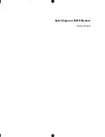 Intel ER8100STUS - Express 8100 Router Reference Manual preview