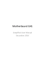 Intel G41 Express Chipset Simplified User Manual preview