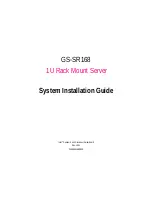 Preview for 1 page of Intel GS-SR168 System Installation Manual