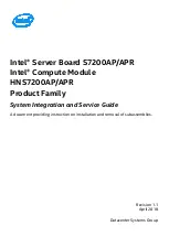 Preview for 1 page of Intel HNS7200AP System Integration And Service Manual