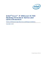 Preview for 1 page of Intel i5-700 Specifications