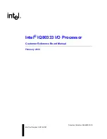 Intel IQ80333 Reference Manual preview