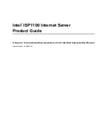 Intel ISP1100 - Server Platform - 0 MB RAM Product Manual preview