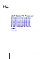 Intel Itanium 2 Processor Datasheet предпросмотр