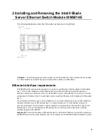 Предварительный просмотр 15 страницы Intel IXM5414E - Blade Server Ethernet Switch Module SBCEGBESW Installation Manual