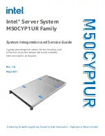 Preview for 1 page of Intel M50CYP1UR Series Integration And Service Manual