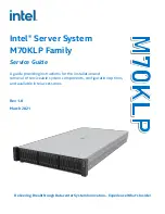 Preview for 1 page of Intel M70KLP Series Service Manual