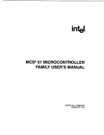 Preview for 1 page of Intel MCS 51 User Manual