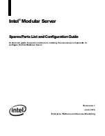 Intel MFS2600K Configuration Manual preview