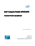 Intel MFS5520VI - Multi-Flex Server Compute Module Specification предпросмотр