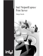 Intel NetportExpress PRO Setup Manual предпросмотр