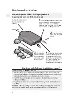 Preview for 4 page of Intel NetportExpress PRO Setup Manual