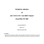 Intel NM70 Technical Manual preview