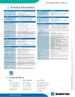 Preview for 3 page of Intel NSC2U - IP Network Server Specifications