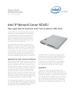 Preview for 1 page of Intel NSW1U - IP Network Server Product Brief