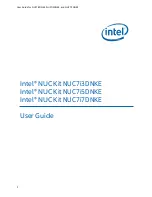 Intel NUC7i3DNKE User Manual preview