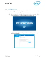 Предварительный просмотр 25 страницы Intel Optane H Series Installation Manual