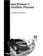 Preview for 1 page of Intel Pentium II OverDrive Installation Manual