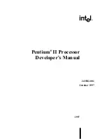 Intel Pentium II Developer'S Manual preview