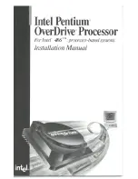 Intel Pentium OverDrive Installation Manual preview