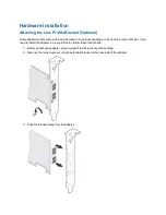 Preview for 5 page of Intel PRO 1000 PT DESKTOP ADAPTER User Manual