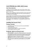 Preview for 4 page of Intel PRO/Wireless 5000 Quick Installation Manual