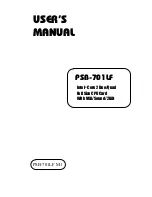 Intel PSB-701LF User Manual предпросмотр