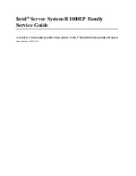 Intel R1000EP series Service Manual preview