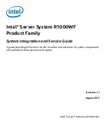 Preview for 1 page of Intel R1000WF Series System Integration And Service Manual