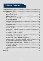 Preview for 3 page of Intel R2000BB series Quick Installation User'S Manual