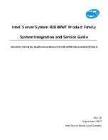 Preview for 1 page of Intel R2000WT System Integration And Serive Manual