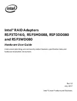 Preview for 1 page of Intel RSP3DD080 Hardware User'S Manual