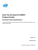 Intel S1200SPL Technical Spesification preview