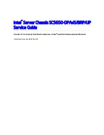 Preview for 1 page of Intel SC5650-DP Service Manual