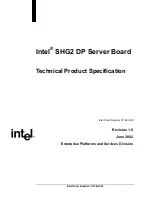 Preview for 1 page of Intel SHG2 DP Technical Product Specification